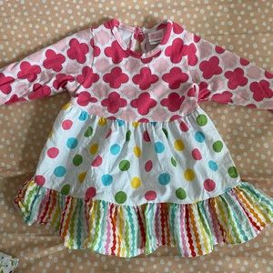 Ric Rac & Ruffles Dress 12M